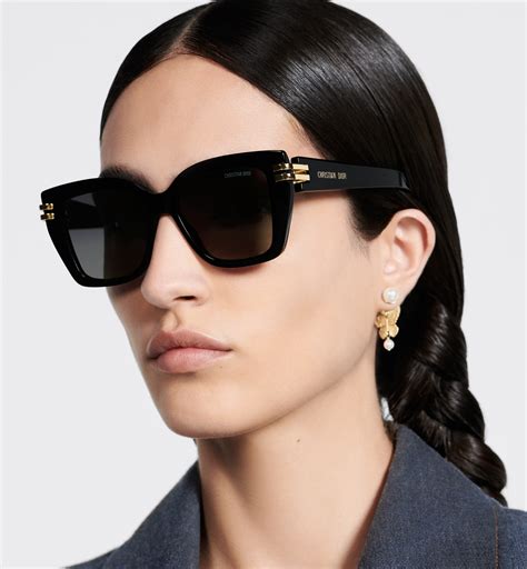 dior link 58mm square sunglasses|DiorOblique S1I Transparent Black Square Sunglasses .